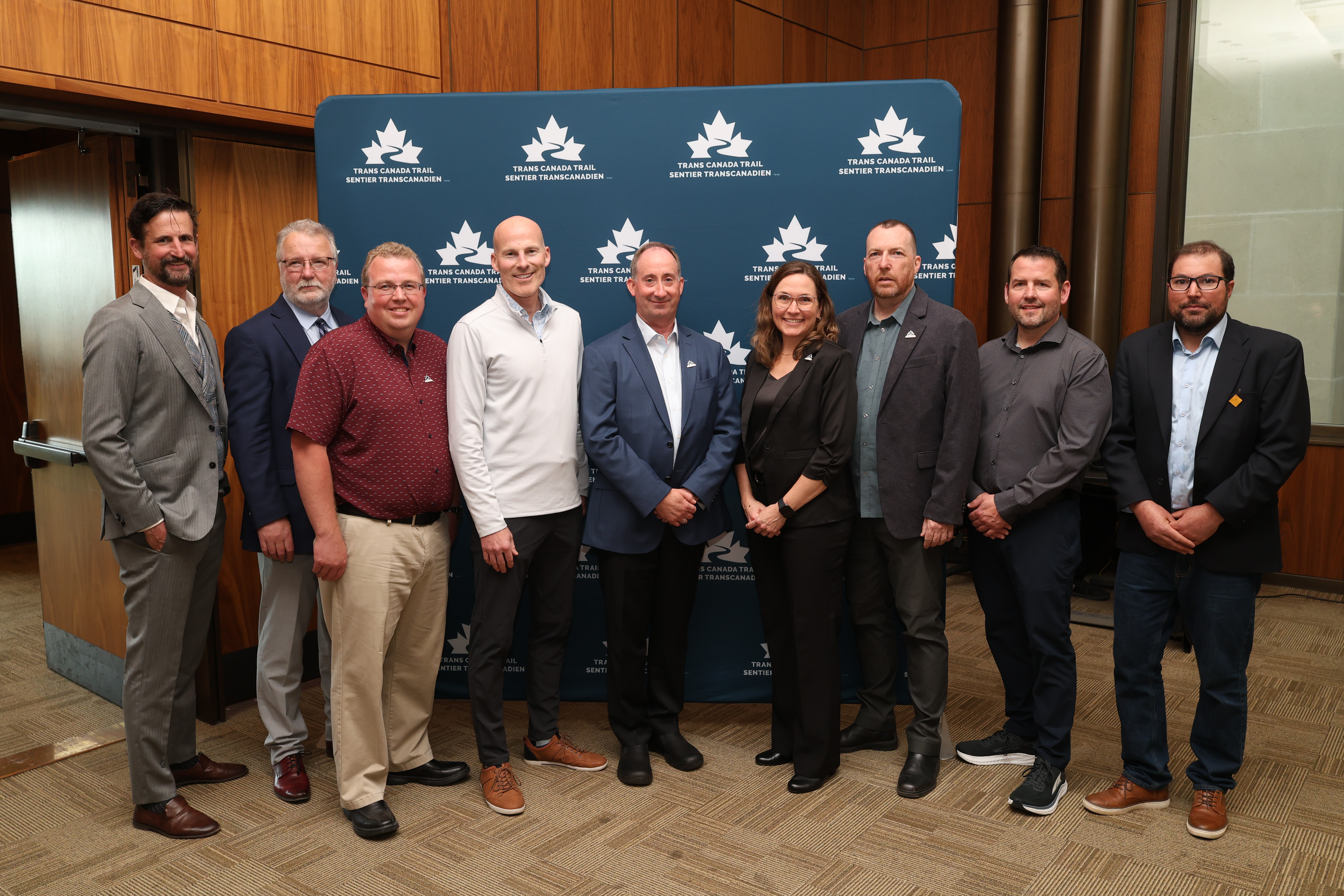 Group photo of trail ambassadors in Ottawa